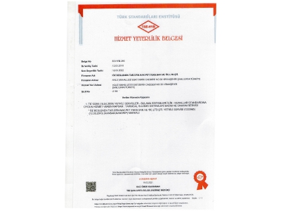 TSE Service Qualification Certificate